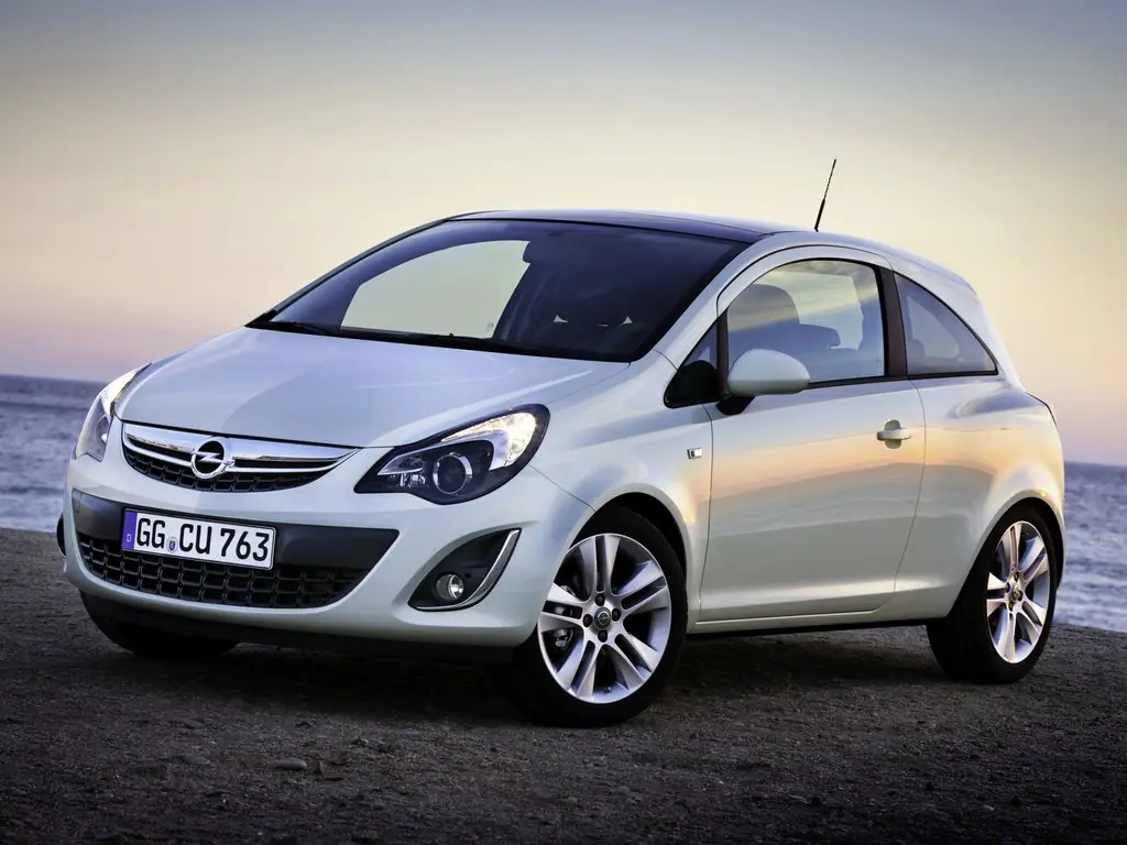Opel Corsa (S07) 4 поколение, рестайлинг, хэтчбек 3 дв. (11.2010 - 07.2014)